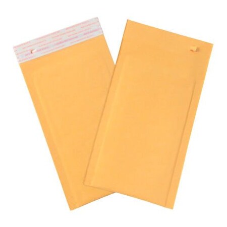 Box Packaging Self Seal Bubble Mailer w/ Tear Strip No 00 5W x 10L Golden Kraft 25/Pk B852SSTT25PK